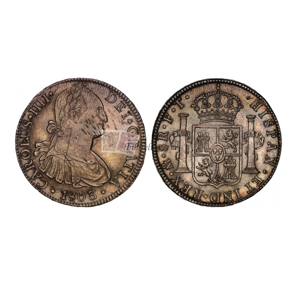 Carlos IV. 8 reales. 1803. México.