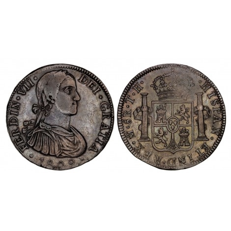 Fernando VII. 8 reales. 1809. México. MBC+