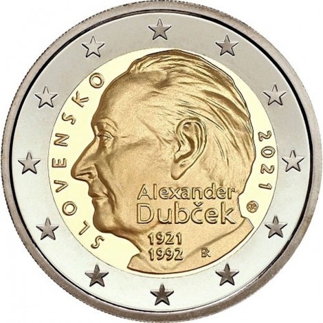 2€ 2021 Eslovaquia - Alexander Dubček