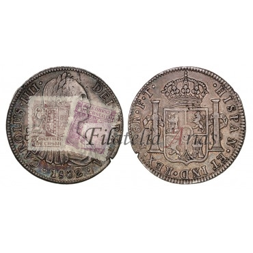 Carlos IV. 8 reales. 1802. México. Ensayador FT. MBC-
