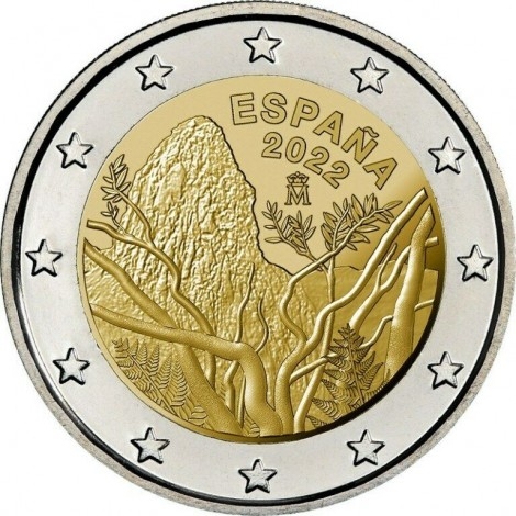 2€ 2022 España - Garajonay
