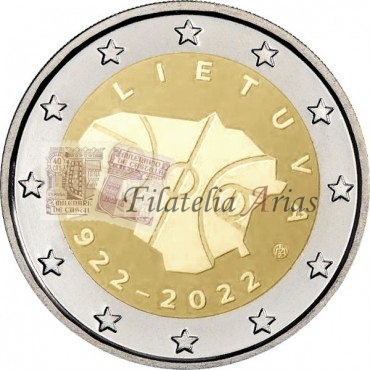2€ 2022 Lituania - Baloncesto