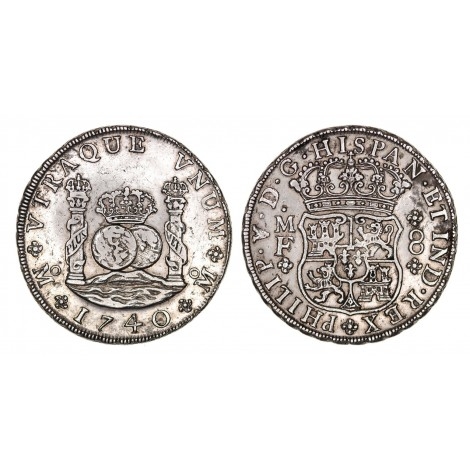 Felipe V. 8 reales. 1740. México
