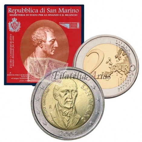 2€ 2004 San Marino - Bartolomeo Borghesi