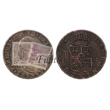 Fernando VII. 8 reales. 1813. Madrid. GJ. EBC-