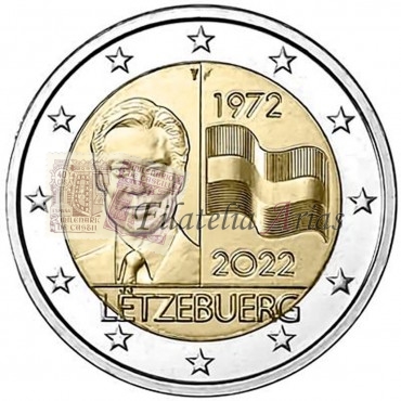 2€ 2022 Luxemburgo - Bandera