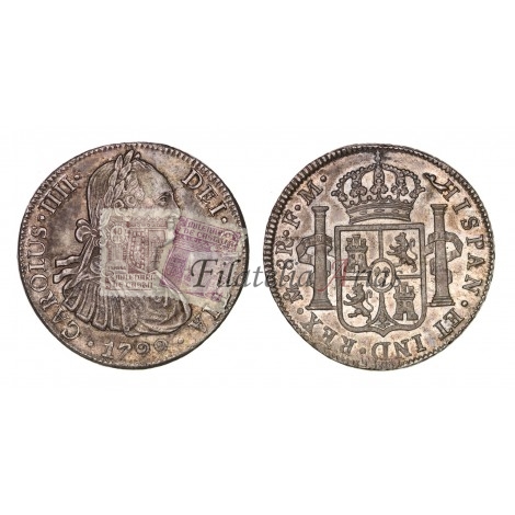 Carlos IV. 8 reales. 1799. México.