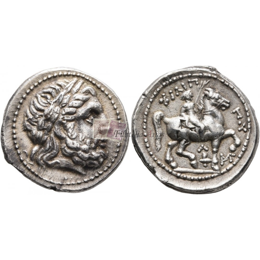 Macedonia. Filipo II. Tetradracma. 307-297 a.C.