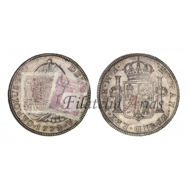 Carlos III. 8 reales. 1772. México. Ensayador FM y ceca invertidos. EBC+