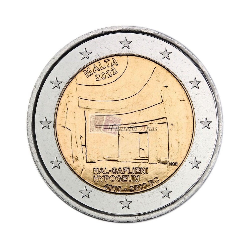 2€ 2022 Malta - Hipogeo de Hal Saflieni