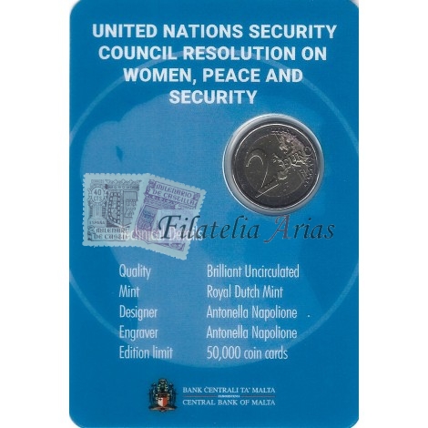 2€ 2022 Malta - Resolución ONU