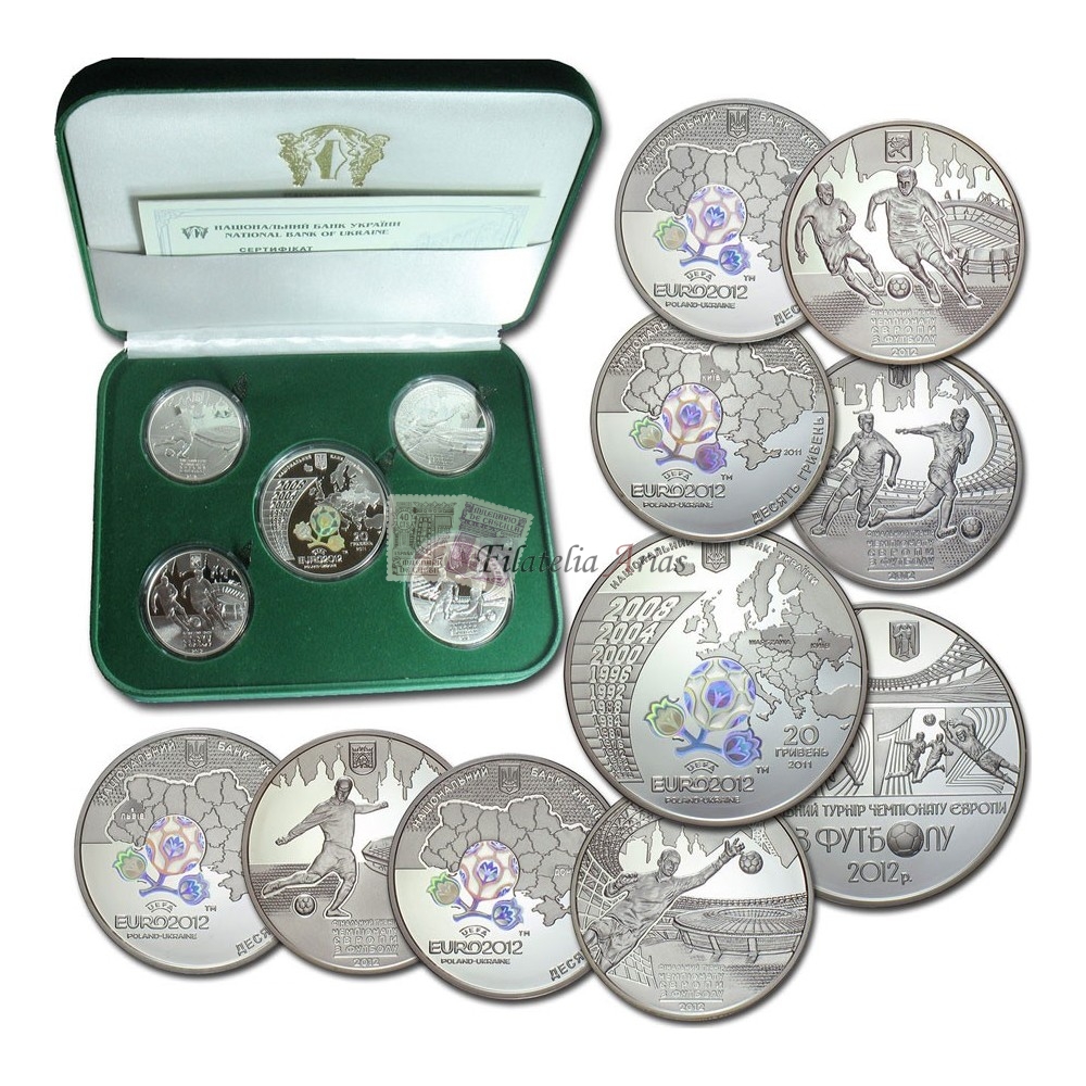 Ucrania EURO2012 - coinset