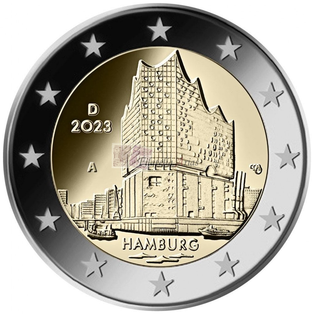2€ 2023 Alemania - Filarmónica del Elba