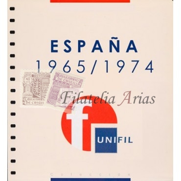 Suplemento Unifil 1965/74 "Segundo Centenario - 2Âª parte" con filoestuches (negro/transparente)