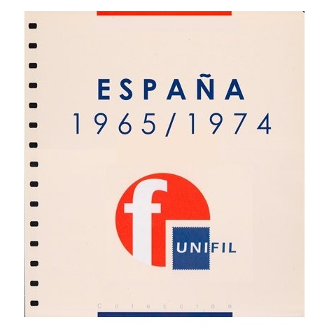 Suplemento Unifil 1965/74 "Segundo Centenario - 2Âª parte" con filoestuches (negro/transparente)