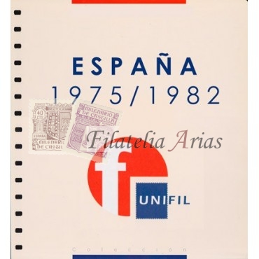 Suplemento Unifil 1975/82 "Segundo Centenario - 3Âª parte" con filoestuches (negro/transparente)