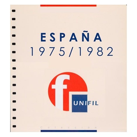 Suplemento Unifil 1975/82 "Segundo Centenario - 3Âª parte" con filoestuches (negro/transparente)