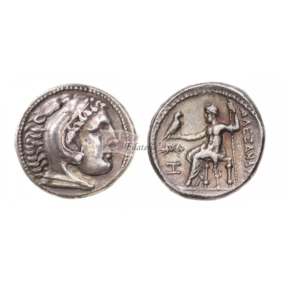 Tetradracma. Macedonia. Alejandro III. Anfípolis