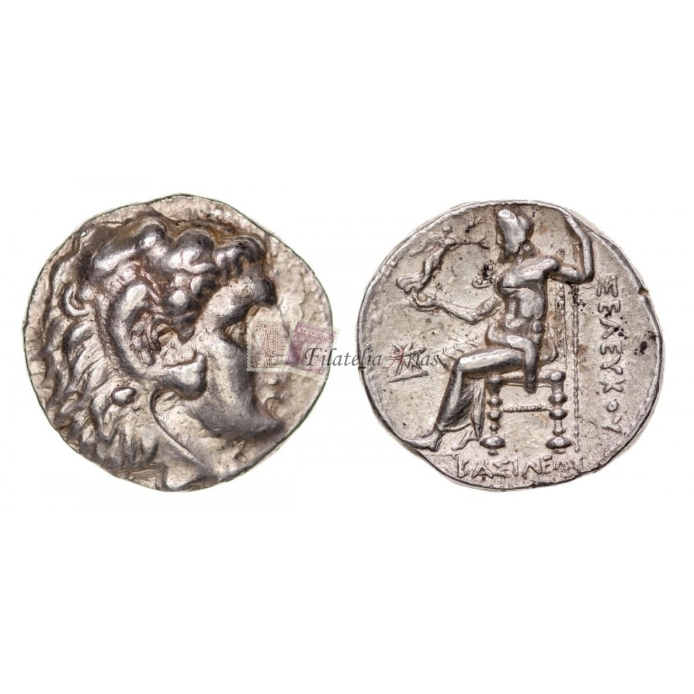 Tetradracma. Alejandro III. Seleukos I Nikator. Susa. EBC-