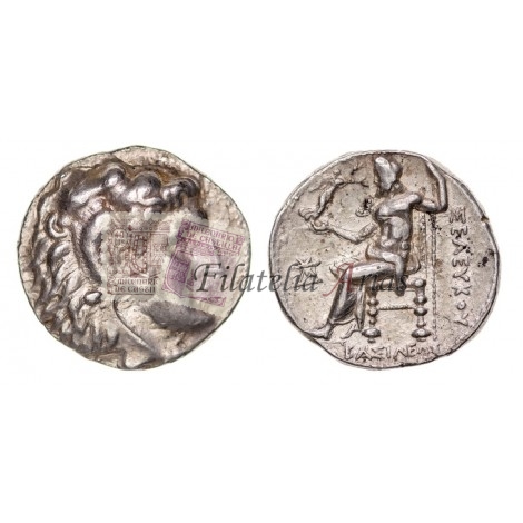 Tetradracma. Alejandro III. Seleukos I Nikator. Susa. EBC-