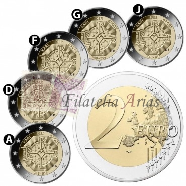 2€ 2023 Alemania - Carlomagno (5 c.)