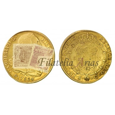 Carlos III. 8 escudos. 1788. Sevilla. Ensayador: C. MBC-