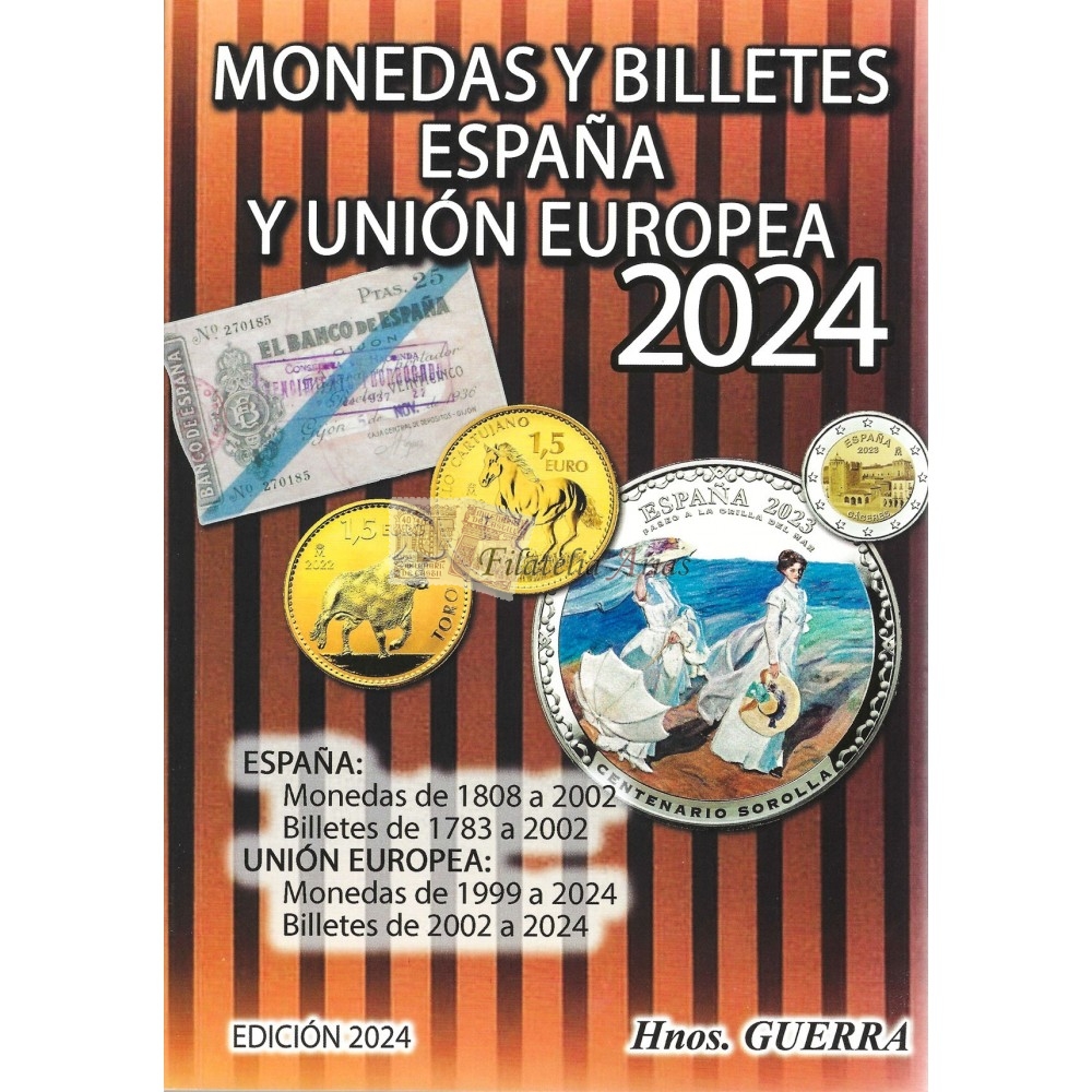 Catálogo Monedas y Billetes 2024. Hnos. Guerra