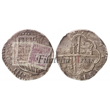 Felipe III. 4 reales. Toledo. 1614. MBC+