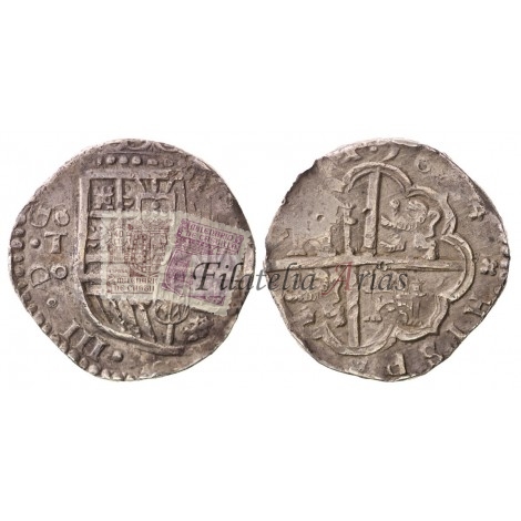 Felipe III. 4 reales. Toledo. 1614. MBC+
