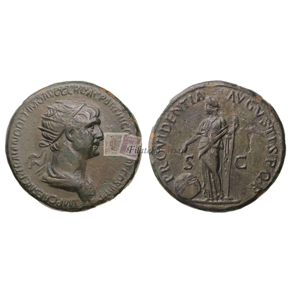 Trajano. Dupondio (116 d.C.) RIc. 665. EBC
