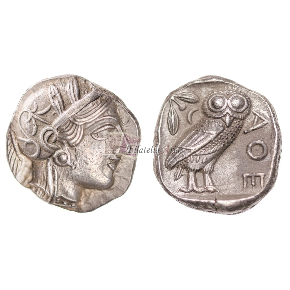 Attica (Atenas). Tetradracma. 454-404 a.C.