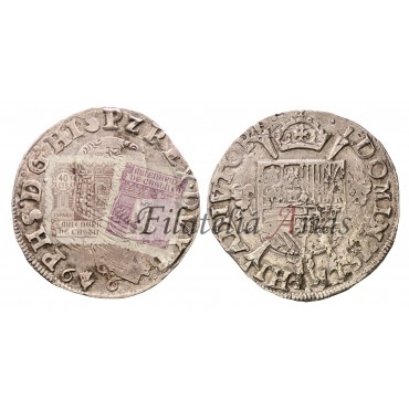 Felipe II. 1/5 Phillipsdaalder. Amberes. 1566. MBC
