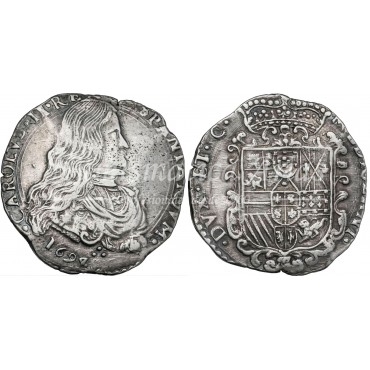 Carlos II. 1 Felipe. Milán. 1694. HISPANIAROVM.