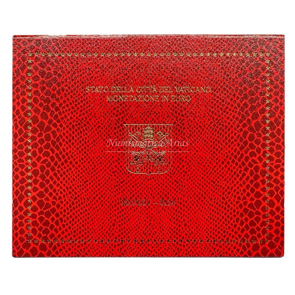 Euros Vaticano 2024 - 8 valores (1cto. a 2€)