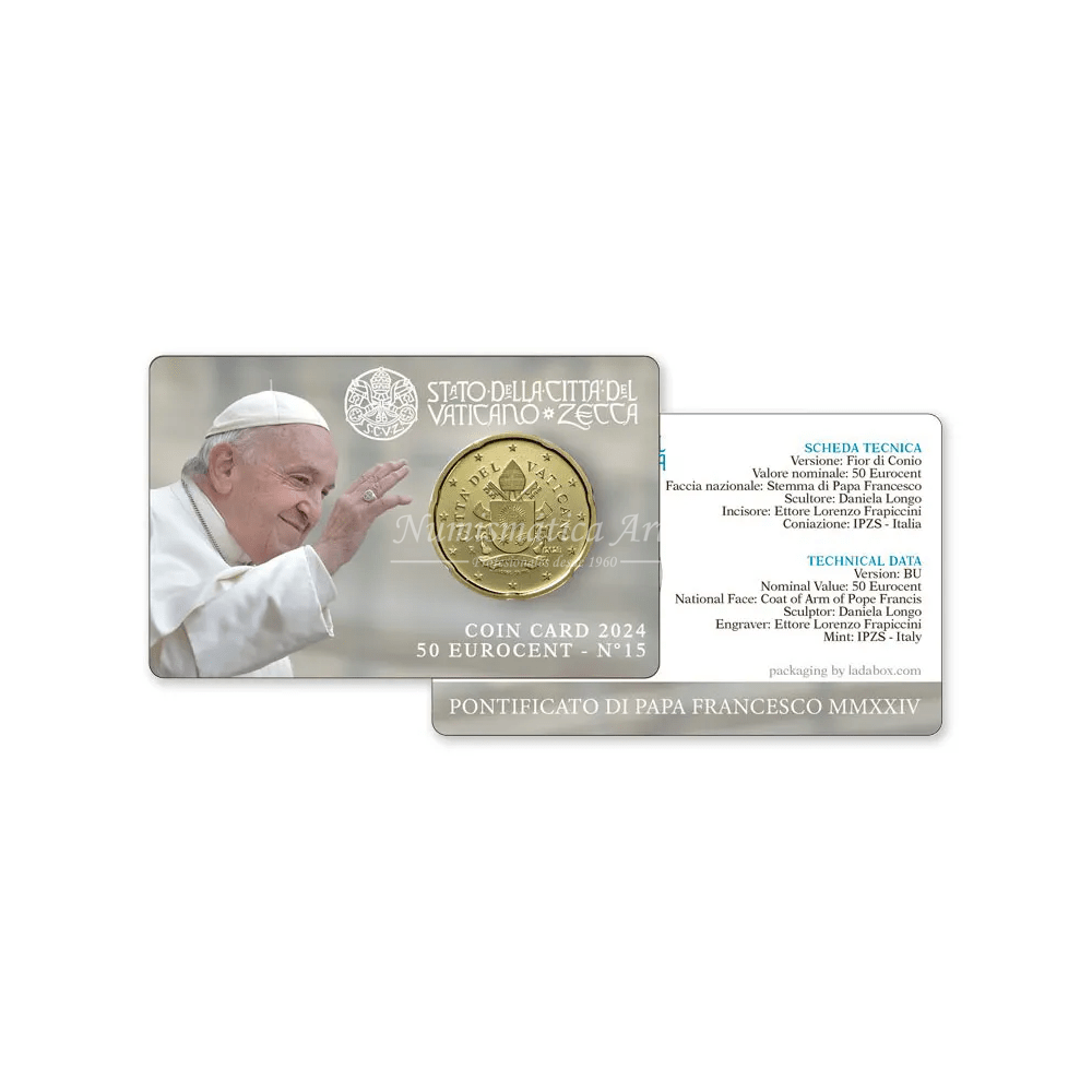 2024 Vaticano - 50 cent. - Nº 15