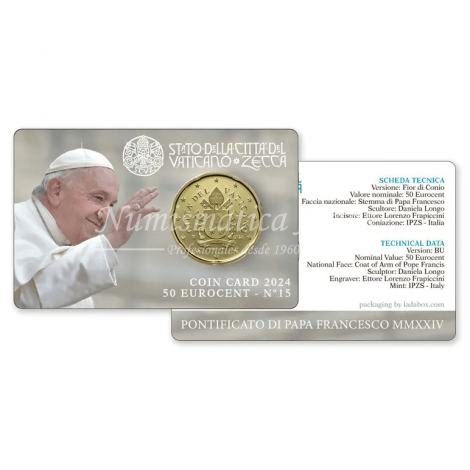2024 Vaticano - 50 cent. - Nº 15