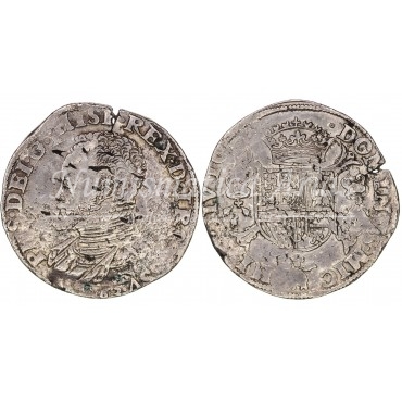 Felipe II. 1/2 escudo. 1563. Overijssel. MBC.