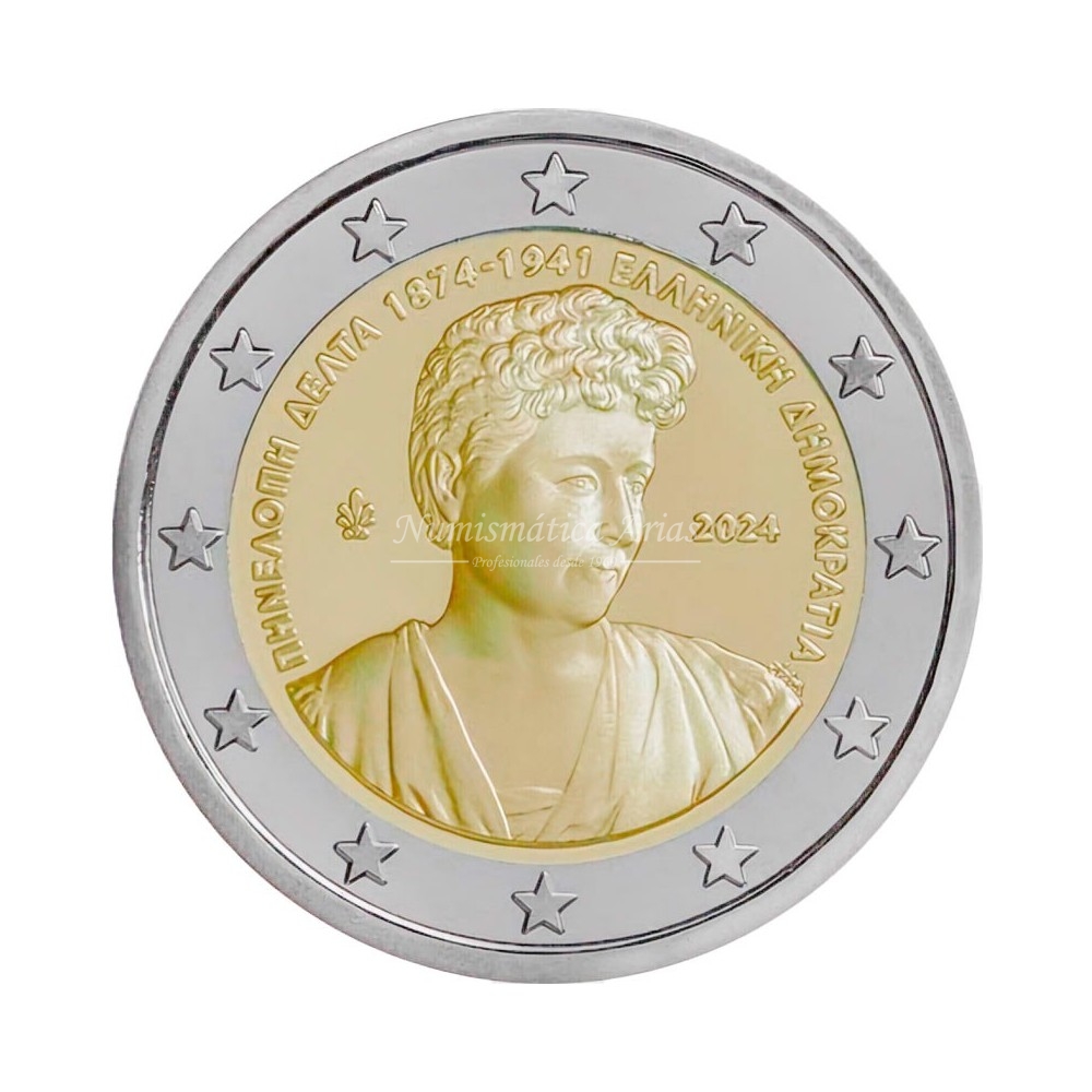 2€ 2024 Grecia - Penélope Delta