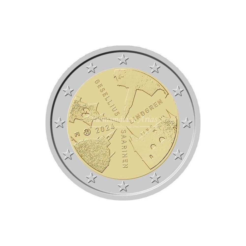 2€ 2024 Finlandia - Arquitectura finlandesa