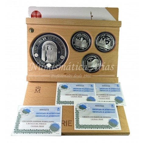 AÑO JUBILAR COMPOSTELANO (1999) FNMT - PLATA