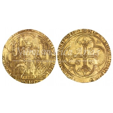 Francia. Ecu de oro. Felipe VI (1328-1350) MBC+