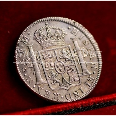 Carlos III. 8 reales. 1787. México. Ensayador: FM. SC-