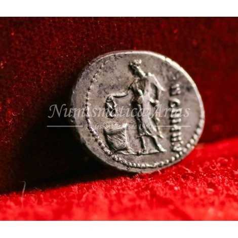 República romana. L. Cassius Longinus. Denario (63 a.C.). Crawford 413/1. EBC+.