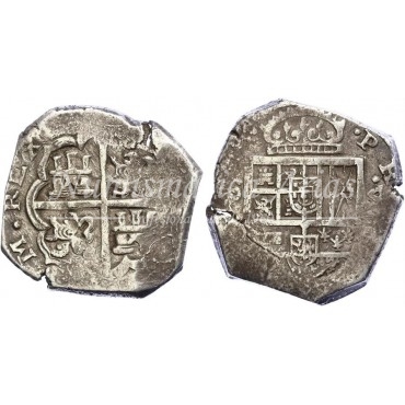 Felipe IV. 8 reales. Sevilla. N/V. MBC