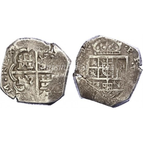 Felipe IV. 8 reales. Sevilla. N/V. MBC