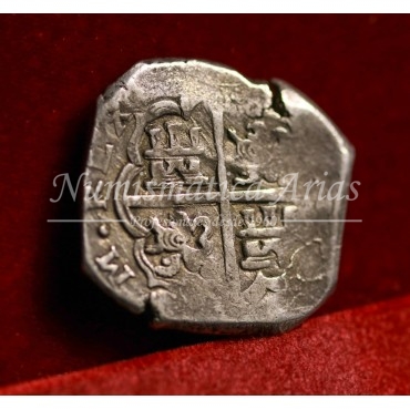 Felipe IV. 8 reales. Sevilla. N/V. MBC