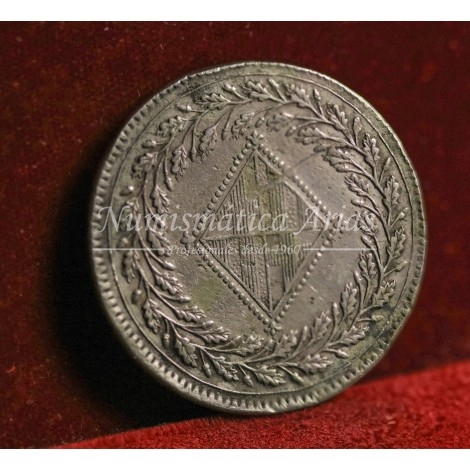 José Napoleón. 5 pesetas. 1812. Barcelona. MBC+
