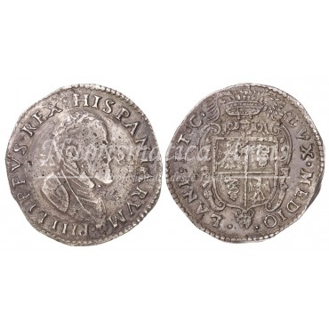Felipe II. 1 Escudo. 1582. Milán. MBC+