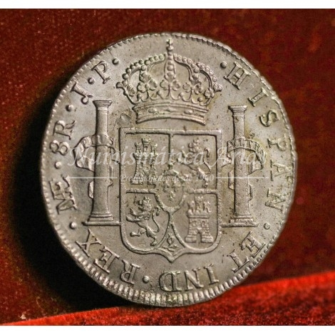 Fernando VII. 8 reales. 1815. Lima. Ensayador: JP. SC-.