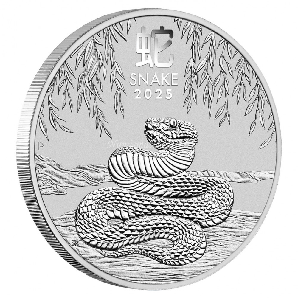 1 oz. AUSTRALIA 2025 - Serpiente Ag. 999